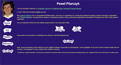 Desktop Screenshot of pawelpilarczyk.com